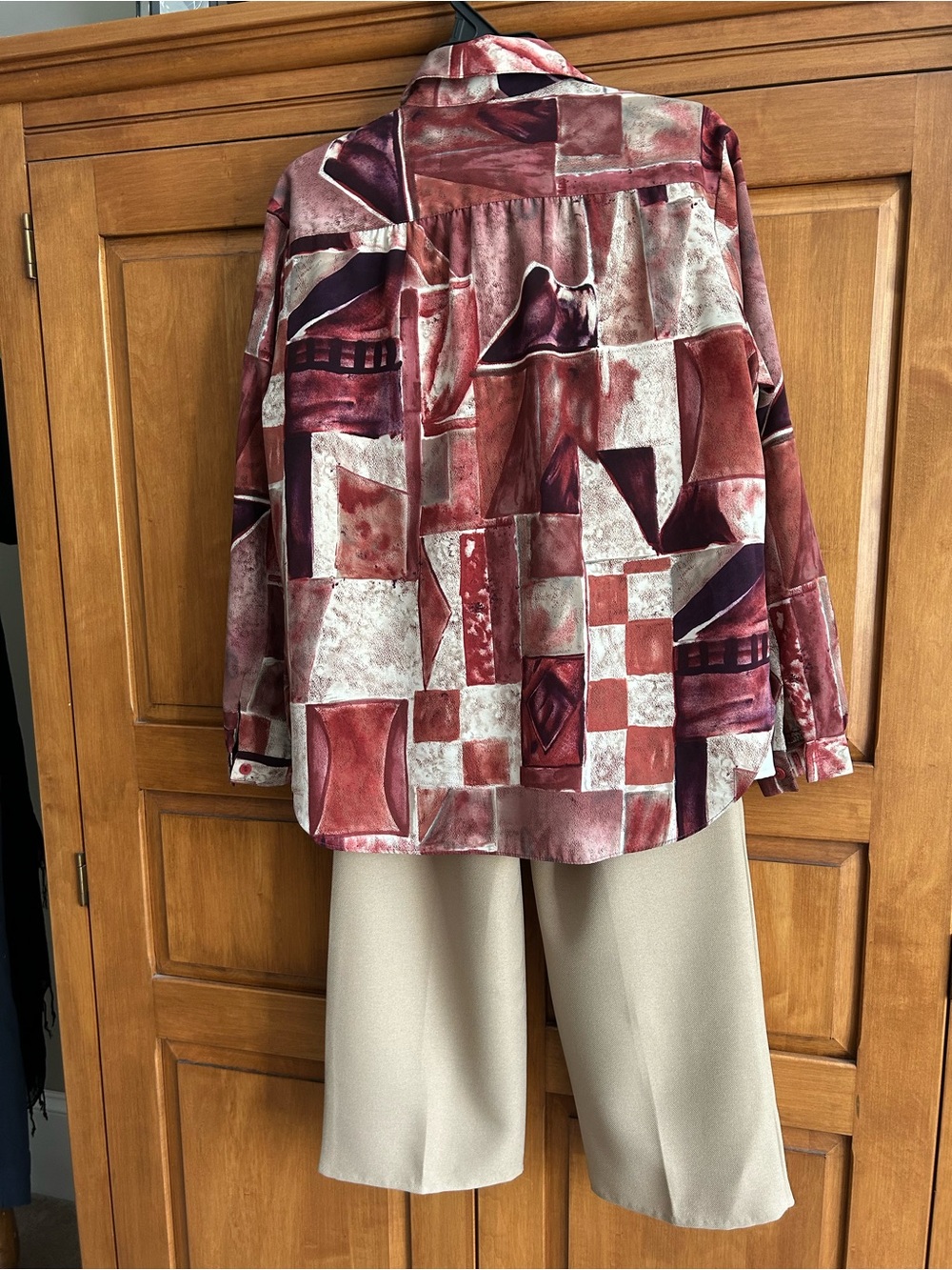 3 piece set Alfred Duuner Pants, tank top, button shirt - Picture 2 of 12